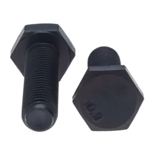 Tornillo hexagonal métrico Grado 10.9 negro y galvanizado Rosca fina y ordinaria
